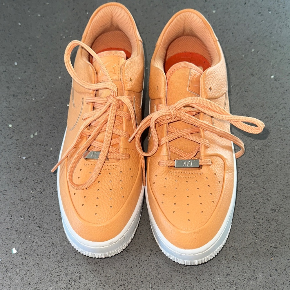 Orange Nike Air Force 1’s
